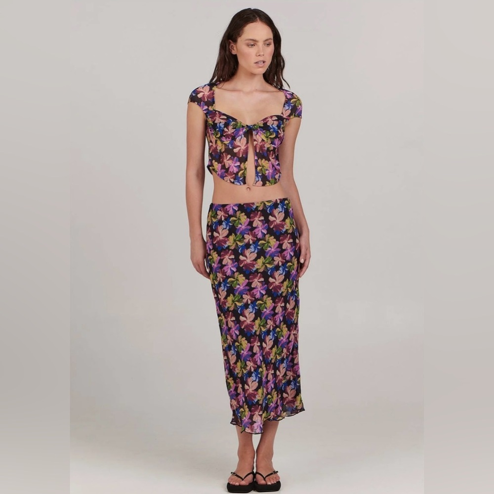 Charlie Holiday/Anthropologie Evelyn‎ Midi Skirt Size 10/XL